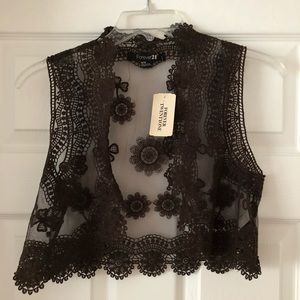 Lace vest